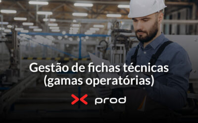 X-PROD: Gestão de fichas técnicas para operações de produção de simples e ágeis